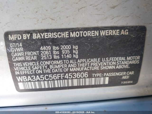 WBA3A5C56FF453606 BMW 328I