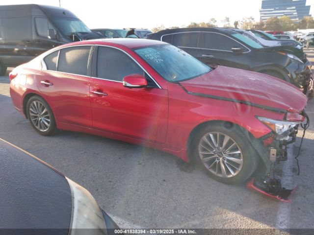 JN1EV7BPXMM705321 Infiniti Q50 LUXE