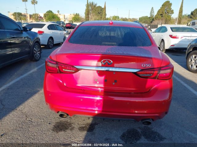 JN1EV7BPXMM705321 Infiniti Q50 LUXE