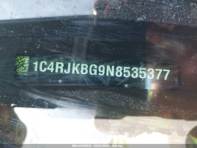 1C4RJKBG9N8535377 Jeep Grand Cherokee L Limited 4x4