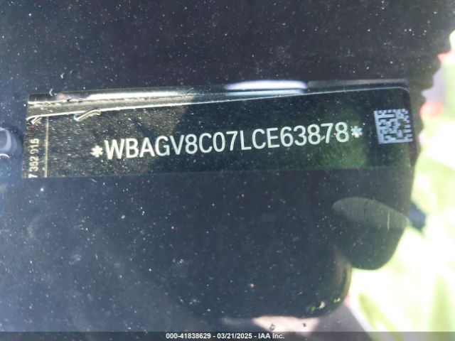 WBAGV8C07LCE63878 BMW M850i Gtan Coupe Xdrive