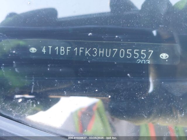 4T1BF1FK3HU705557 Toyota CAMRY LE