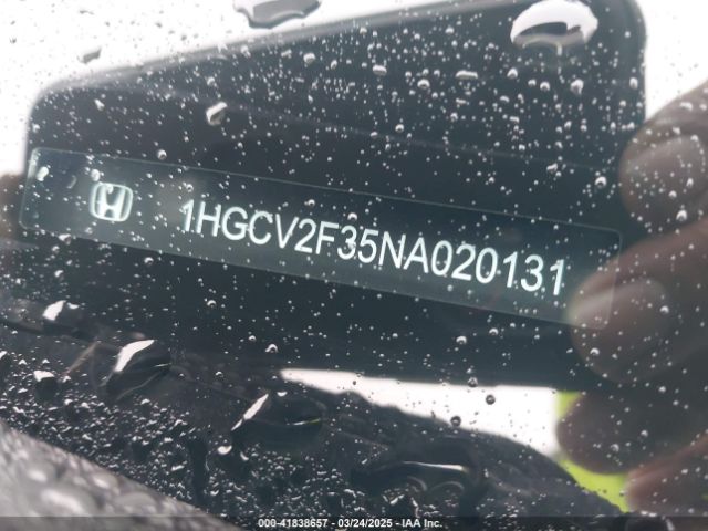1HGCV2F35NA020131 Honda Accord Sport 2.0t