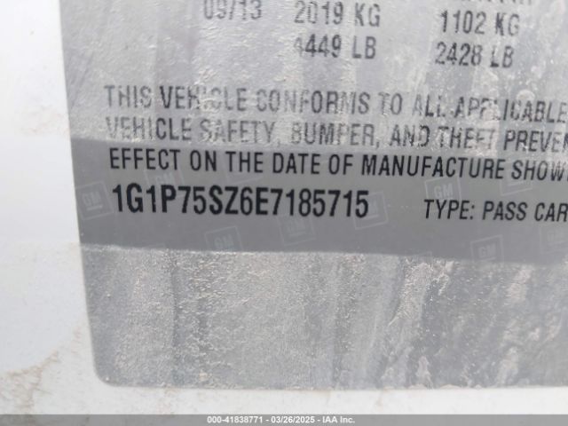 1G1P75SZ6E7185715 Chevrolet Cruze Diesel