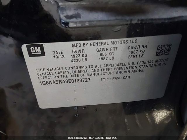 2014 CADILLAC ATS 1G6AA5RA3E0133727 Photo 8