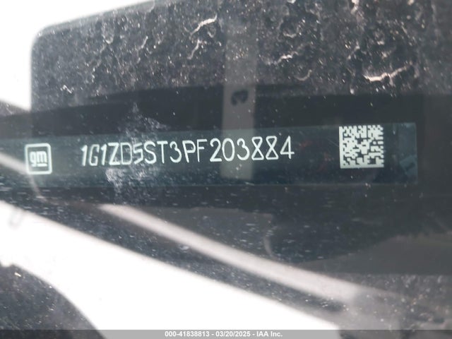 1G1ZD5ST3PF203884 Chevrolet Malibu Fwd 1lt