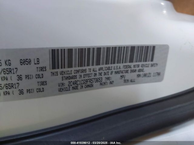 2C4RC1CG9FR573653 Chrysler Town & Country Touring-l