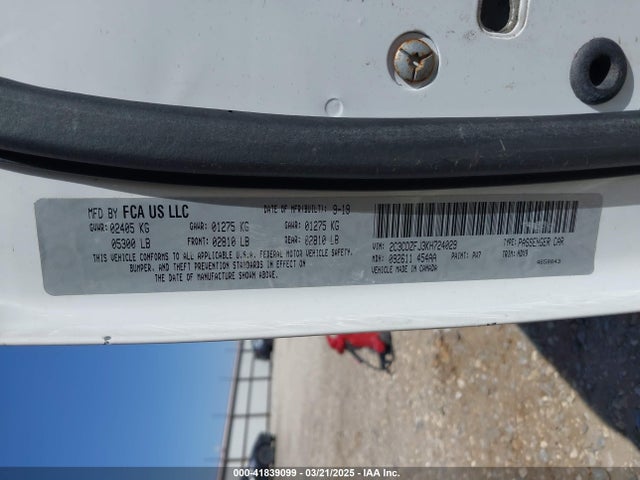 Dodge 2019 2019 2C3CDZFJ3KH724029 Image 9
