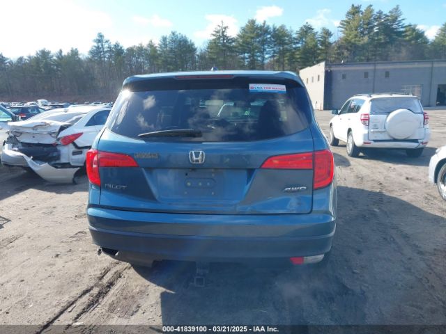5FNYF6H62GB066526 Honda Pilot Ex-l