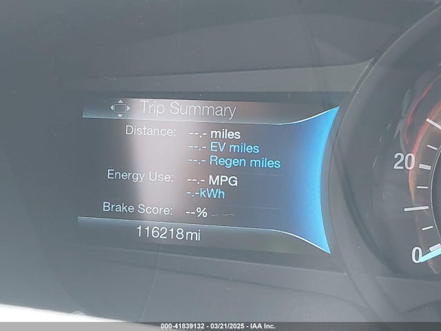 2019 Ford Fusion Energi Titanium მანქანა იყიდება აუქციონზე, vin: 3FA6P0SU6KR110873, აუქციონის ნომერი: 41839132