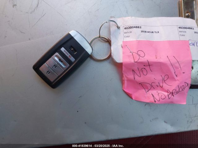 19UUB2F69JA011403 Acura Tlx Tech   A-spec Pkgs