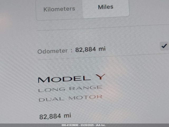 5YJYGDEEXMF304096 Tesla Model Y Long Range Dual Motor All-wheel Drive