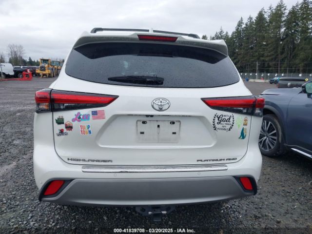 5TDFZRBH0LS039681 Toyota Highlander Platinum