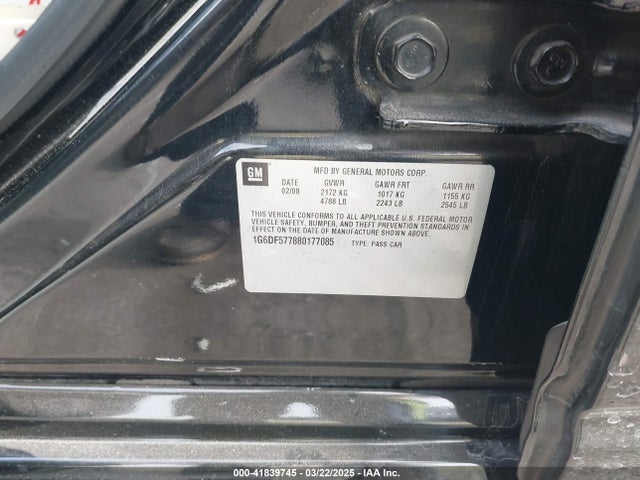 2008 CADILLAC CTS 1G6DF577880177085 Photo 8
