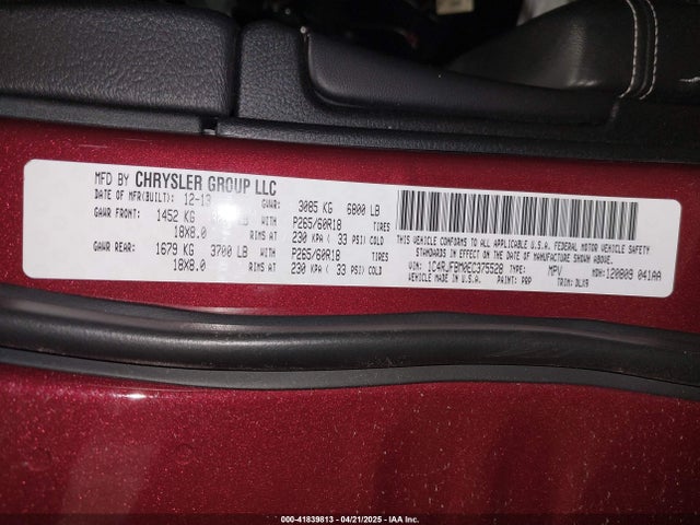 1C4RJFBM0EC375528 Jeep Grand Cherokee Limited
