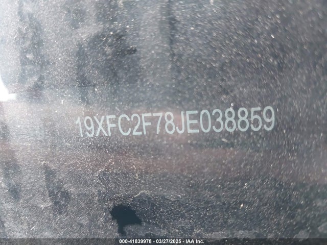 19XFC2F78JE038859 Honda CIVIC EX