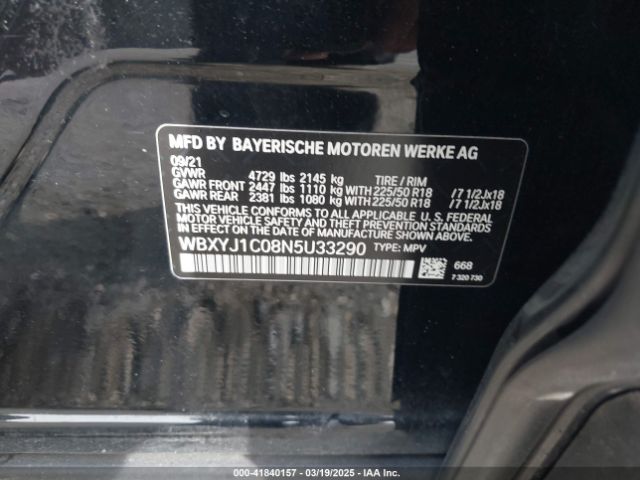 WBXYJ1C08N5U33290 BMW X2 Xdrive28i