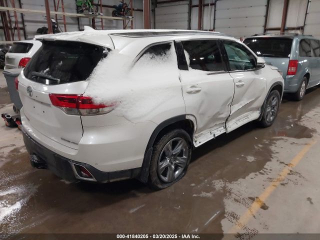 5TDDZRFH2JS874888 Toyota Highlander Limited Platinum