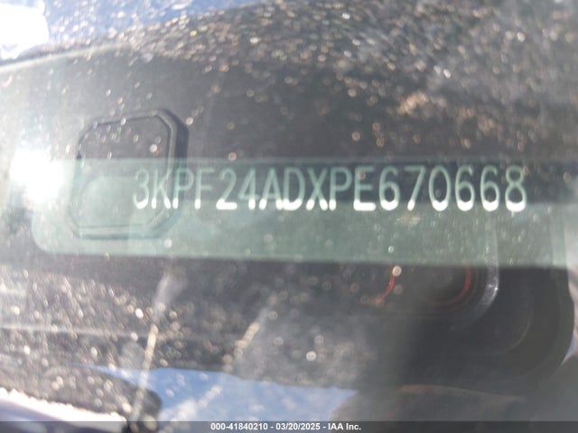 3KPF24ADXPE670668 KIA Forte Lxs
