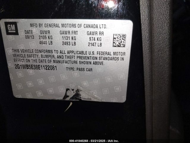 2G1WB5E38E1122081 Chevrolet Impala Limited Lt