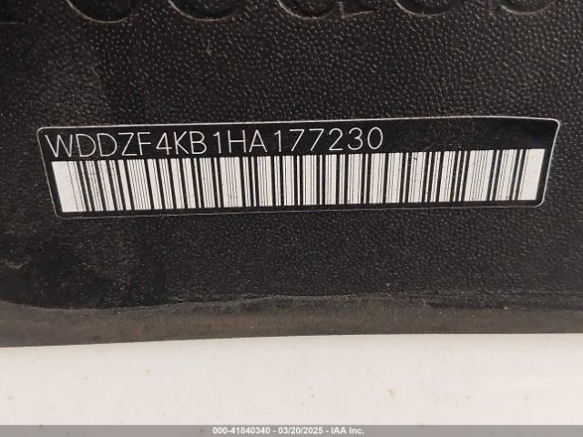 WDDZF4KB1HA177230 Mercedes-Benz E 300 4matic