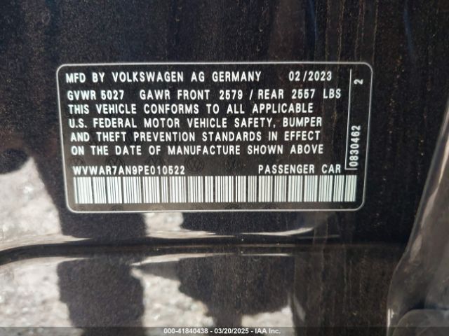 2023 VOLKSWAGEN ARTEON WVWAR7AN9PE010522 Photo 8
