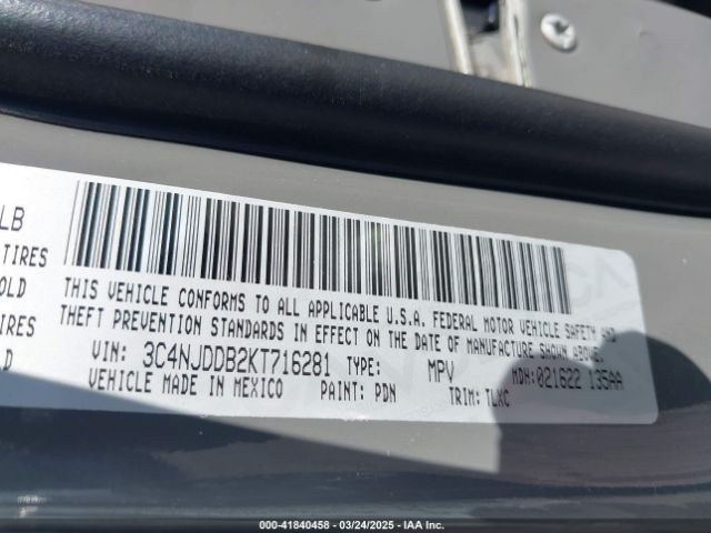 3C4NJDDB2KT716281 Jeep Compass Trailhawk 4x4