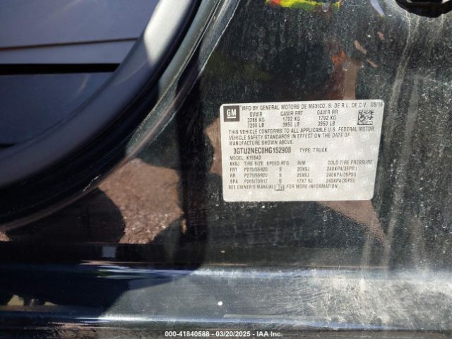 3GTU2NEC0HG152900 GMC Sierra 1500 Slt