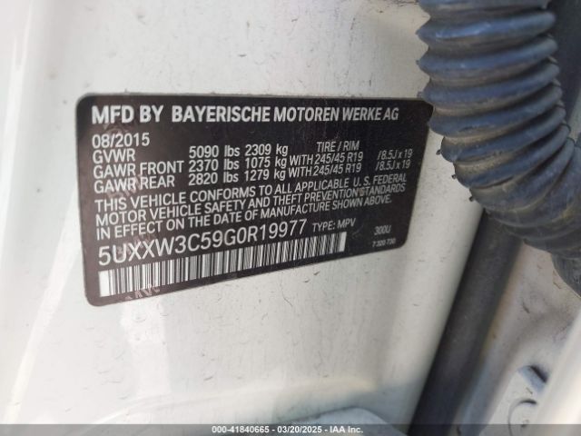 5UXXW3C59G0R19977 BMW X4 Xdrive28i