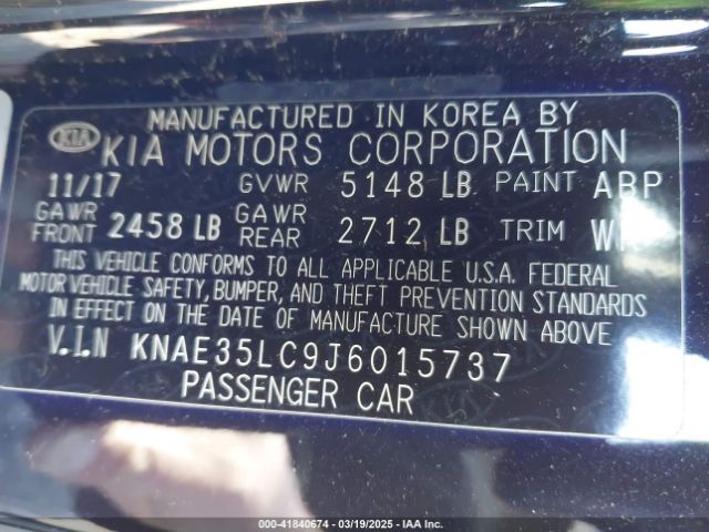 2018 KIA STINGER KNAE35LC9J6015737 Photo 8