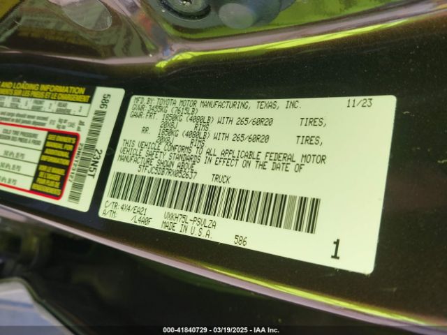 5TFJC5DB7RX052637 Toyota Tundra Hybrid Limited 4wd