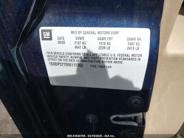 2006 CADILLAC CTS 1G6DP577060117263 Photo 8