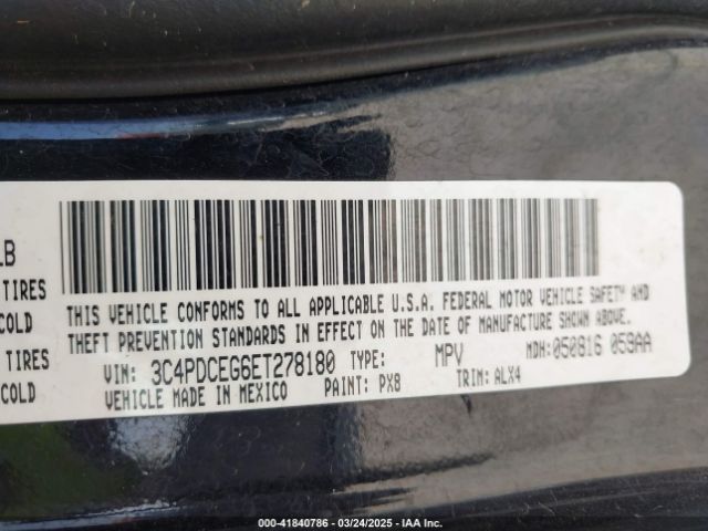 3C4PDCEG6ET278180 Dodge Journey R/t