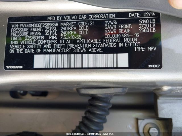 2015 VOLVO XC60 YV440MDC6F2589658 Photo 8