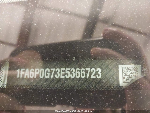 1FA6P0G73E5366723 Ford FUSION S