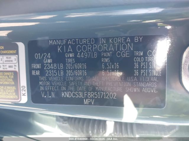 KNDCS3LF8R5171202 KIA Niro Plug-in Hybrid Ex