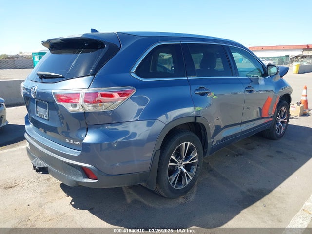 Toyota Highlander Xle V6 2016 5TDJKRFH2GS288904 Image 4