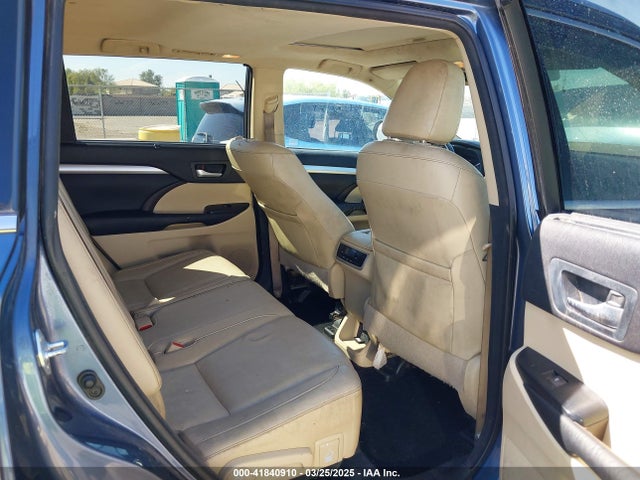 Toyota Highlander Xle V6 2016 5TDJKRFH2GS288904 Image 8