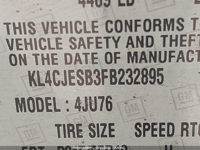 KL4CJESB3FB232895 Buick Encore