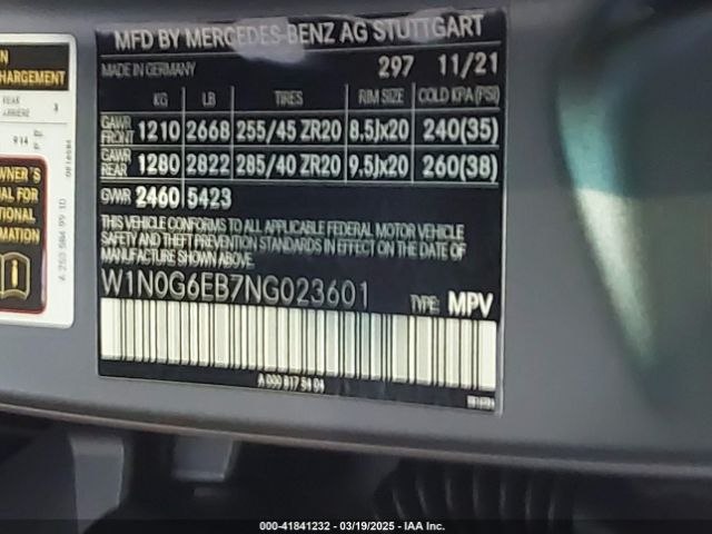 2022 MERCEDES-BENZ AMG GLC 43 W1N0G6EB7NG023601 Photo 8