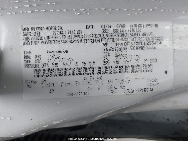 1FADP3J23EL255414 Ford Focus Titanium