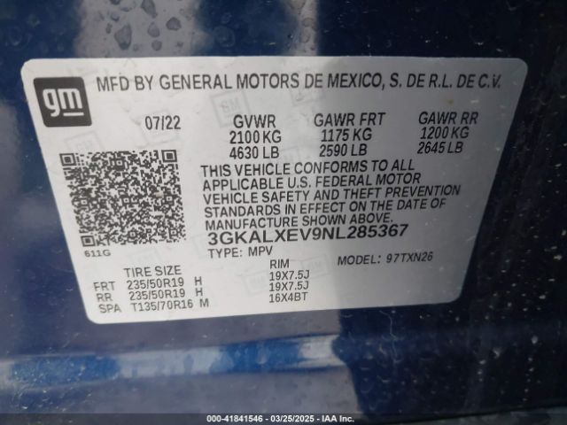 2022 GMC TERRAIN 3GKALXEV9NL285367 Photo 8