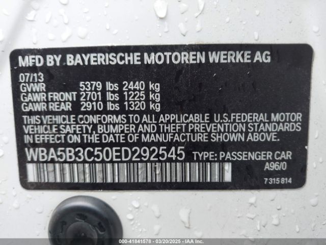 WBA5B3C50ED292545 BMW 535i Xdrive