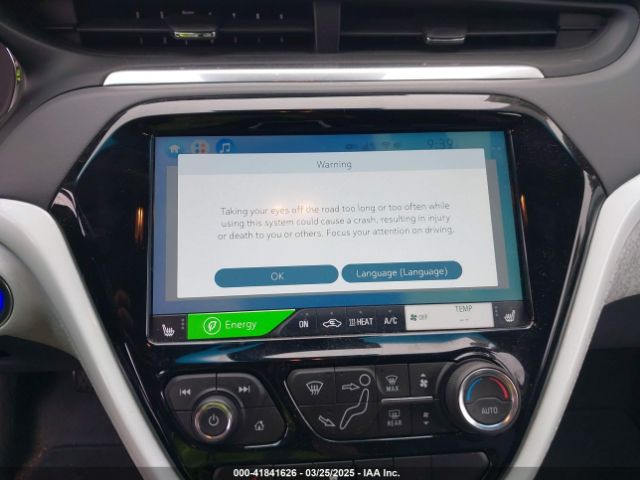 1G1FY6S09M4106389 Chevrolet Bolt Ev Fwd Lt
