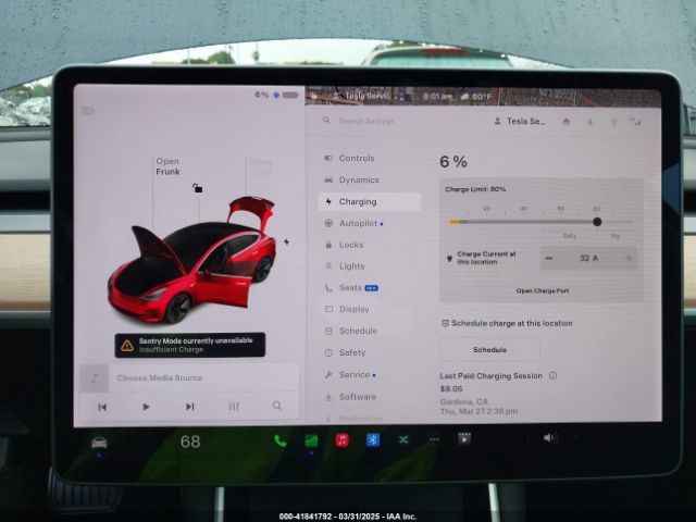 5YJ3E1EA6JF158657 Tesla Model 3 Long Range/mid Range