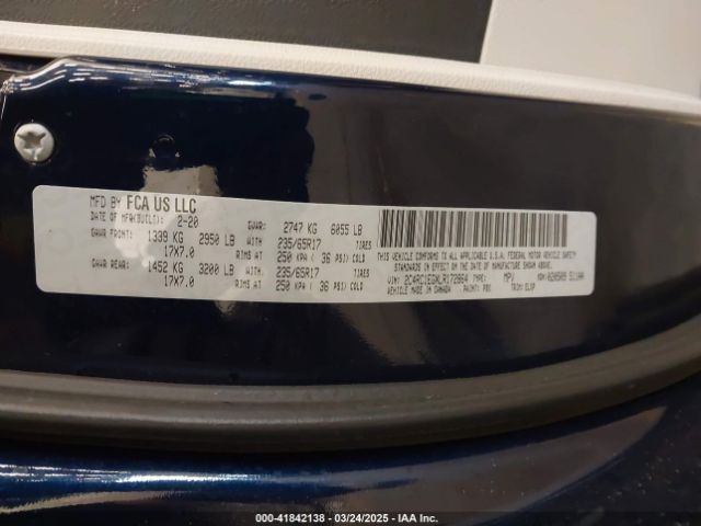 2C4RC1EGXLR172864 Chrysler Pacifica Touring L Plus
