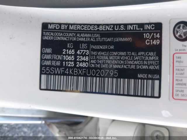 55SWF4KBXFU020795 Mercedes-Benz C 300 4matic/luxury 4matic/sport 4matic