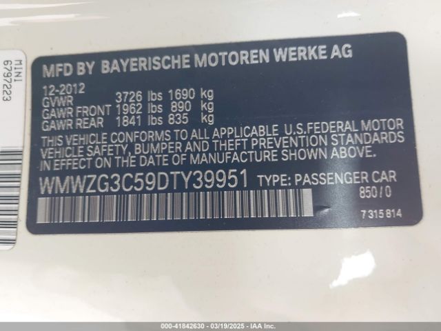 2013 MINI CLUBMAN WMWZG3C59DTY39951 Photo 8