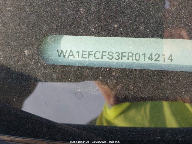 2015 AUDI Q3 WA1EFCFS3FR014214 Photo 8