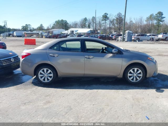 2T1BURHE8GC560916 Toyota COROLLA LE